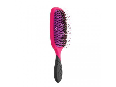 WETBRUSH PRO SHINE ENHANCER OVALUS PLAUKŲ ŠEPETYS SU ŠERNO ŠERIAIS Rožinis